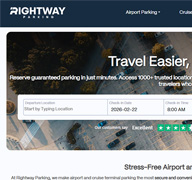 Rightway Parking preview with brand name and abstract mark.